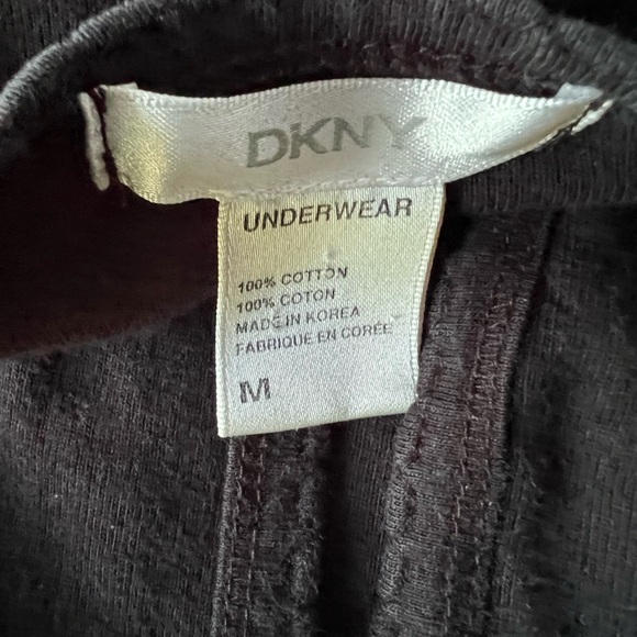 Women’s DKNY sleepwear Cover up Black cotton - Picture 3 of 3